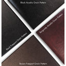 Print File Gallery Leather Presentation C-Series Album with Window (Mocha, 9 x 8")