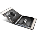 Print File Gallery Leather Presentation S-Series Album with Window (Mocha, 11.75 x 10.5")