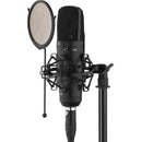 Senal SC-550X Professional Cardioid Condenser Microphone Kit with Reflection Filter, Stand, and Cable
