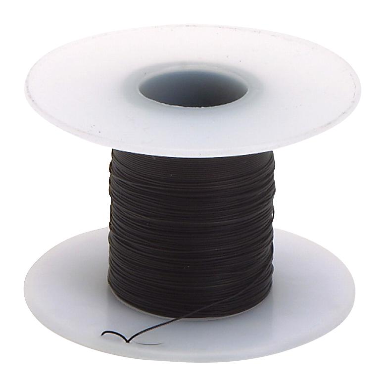 MULTICOMP PRO MP013966 Wire, PVDF, Black, 30 AWG, 0.05 mm&sup2;, 328 ft