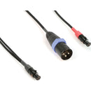 Remote Audio Balanced Breakout Cable TA5F to XLR3M and TA3F for Sound Devices 633 (18")