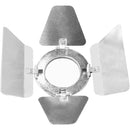 Odyssey 4-Way Barndoors for PAR 20 Light Fixture (High Polish)