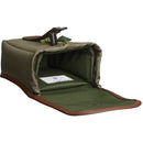 Billingham AVEA 5 Pouch (Sage FibreNyte & Chocolate Leather Trim, 1L)