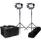 ikan IFD576 Featherweight LED 2-Light Kit with AB & V-Mount Plates