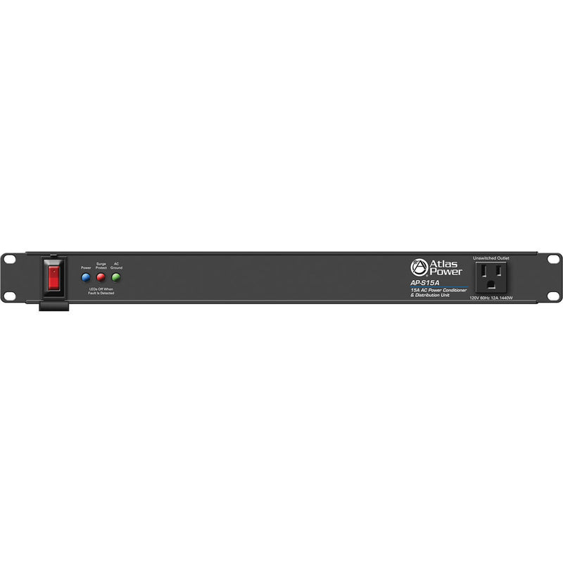 Atlas Sound AP-S15A 15A Power Conditioner and Distribution Unit with IEC Power Cord