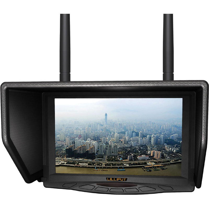 Lilliput 329/DW 7" Wireless FPV Monitor with Dual 5.8 GHz Receivers