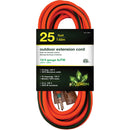 GoGreen Power 15A 125V Outdoor Extension Cord (25', Orange)