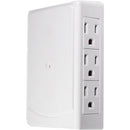 GoGreen Power 6-Outlet Side-Mount Wall Tap Adapter (White)