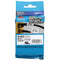Brother TZeFX231 Flexible ID Tape (Black on White, 1/2" x 26.2')