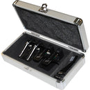 Odyssey Krom Pro2 Cartridge Case - For Four Turntable Cartridges (Silver)