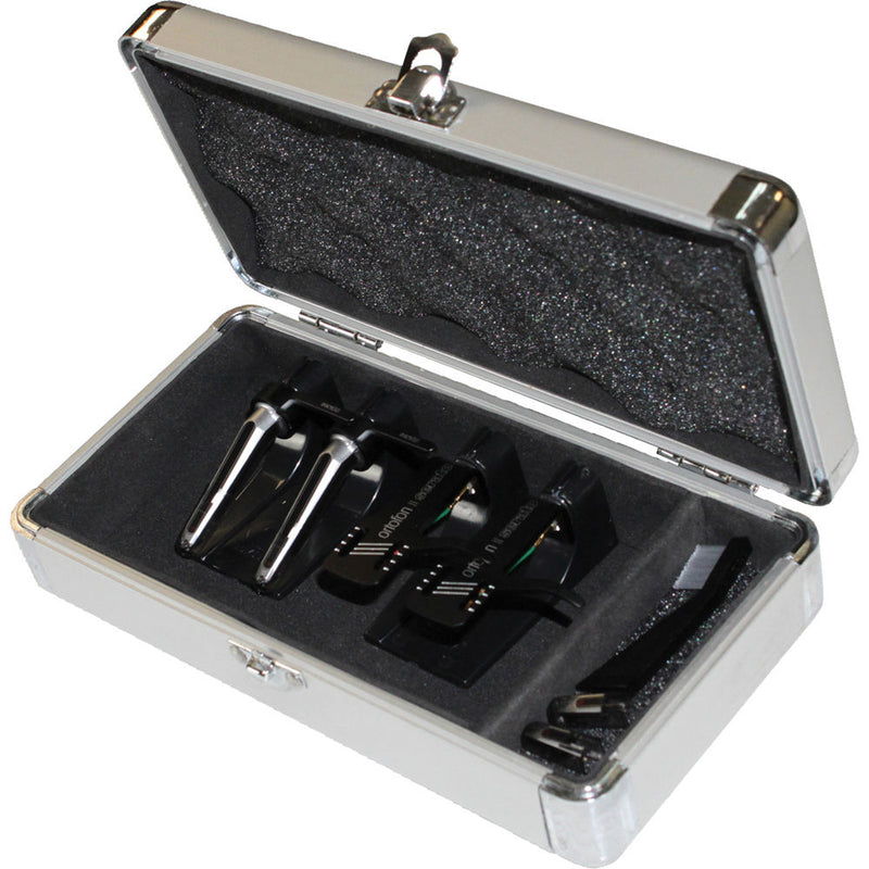 Odyssey Krom Pro2 Cartridge Case - For Four Turntable Cartridges (Silver)
