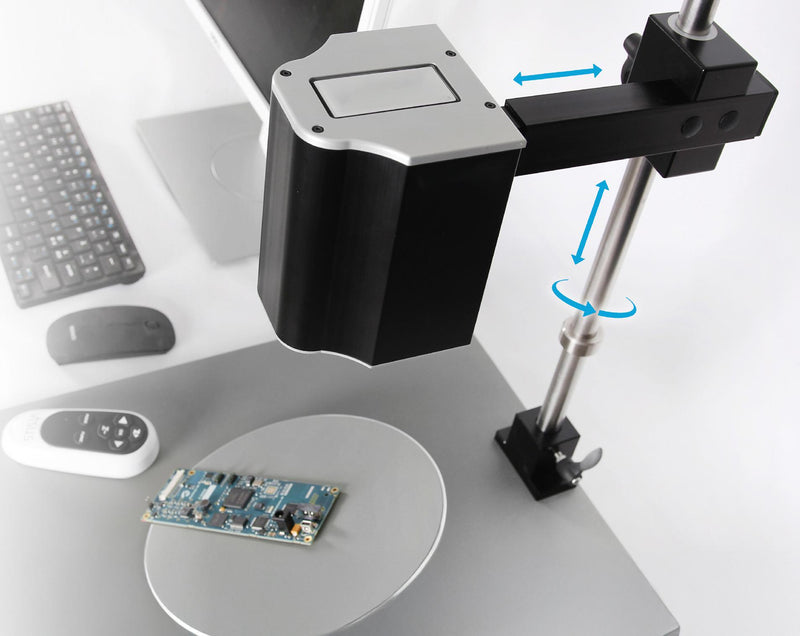 IDEAL-TEK TEK-FLEX-XY.IT FHD Optical Inspection Camera, 46X Optical, 140X Digital, with XYZ Movement, Image Share, 310mm