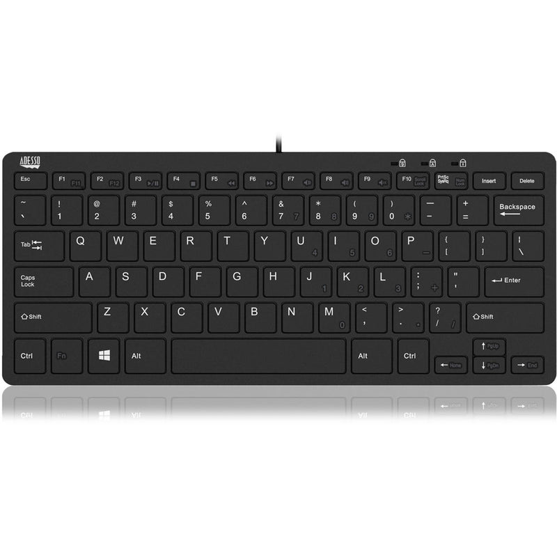 Adesso SlimTouch 510 Mini Keyboard with USB Hubs