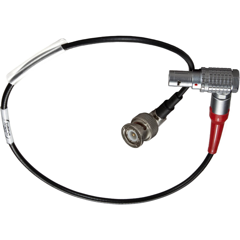 Ambient Recording LEMO 5-Pin to BNC Output Cable for Ambient Timecode Devices (9 O'clock/270&deg;, 16")