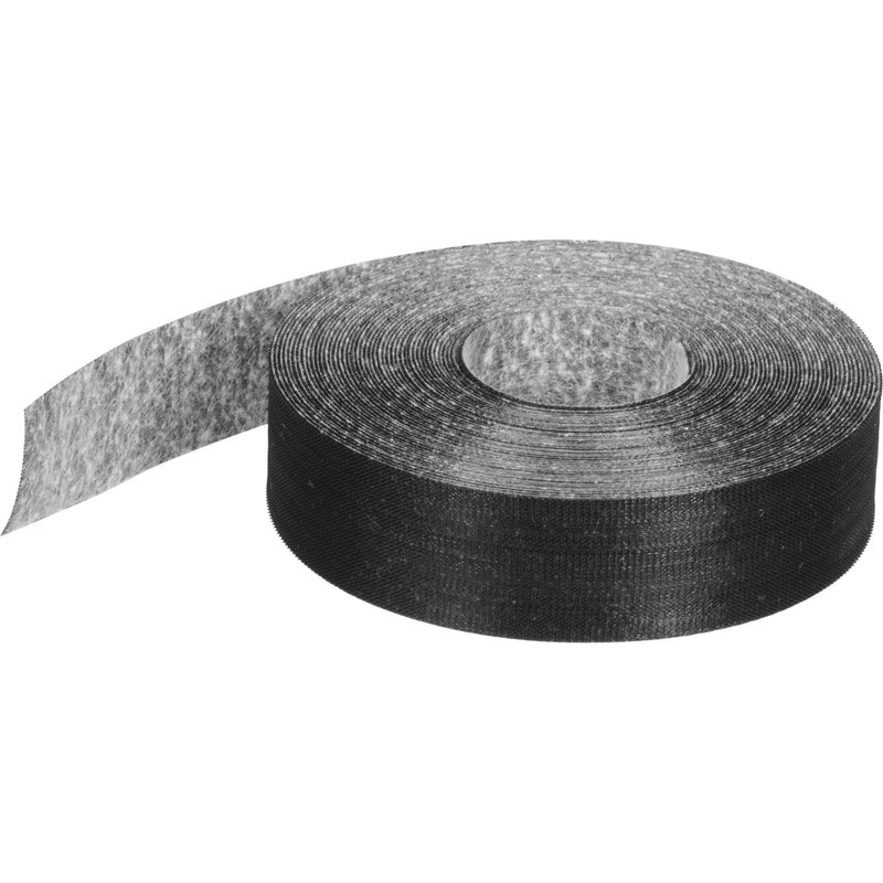 Rip-Tie RipWrap Non Adhesive Tape, 1" x 30' Roll - for Bundling Wires and Cables (Black)
