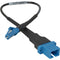 Camplex SC Female to LC Male Singlemode Fiber Tactical Adapter Cable (6")
