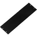 Argosy Blank Panel Cover with Logo (3 RU, Black)
