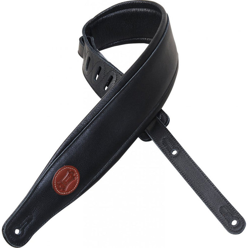 Levy's Signature Series Leather Guitar Strap (Black)