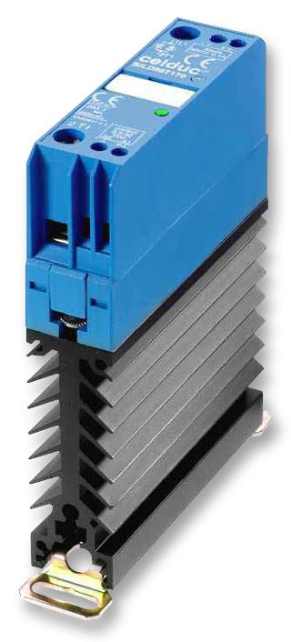 CELDUC SIL465000 Solid State Relay, 22 A, 450 Vrms, DIN Rail, Screw, Analogue
