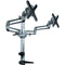 Mount-It! Dual Articulating Arm Monitor Desk Mount (Silver)