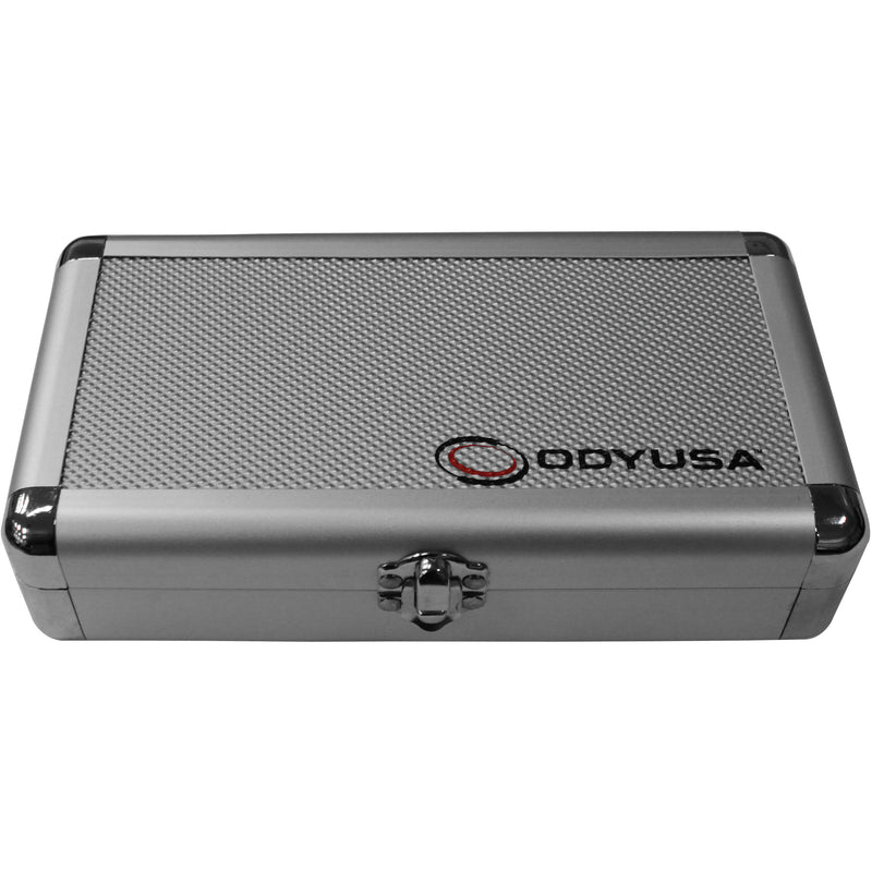 Odyssey Krom Pro2 Cartridge Case - For Four Turntable Cartridges (Silver Diamond)