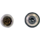Nebtek ARRI3 3-Pin Fischer Male to Blackmagic 2.5mm Barrel DC Power Cable (24")