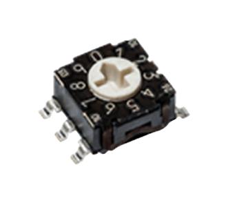C&K COMPONENTS RTE0400G04 DIP / SIP Switch, 4 Circuits, Flush Slide, Surface Mount, SP4T, 30 V, 100 mA
