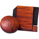 Artisan Obscura Soft Shutter Release & Hot Shoe Cover Set (Large Convex, Threaded, Bloodwood)