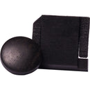 Artisan Obscura Soft Shutter Release & Hot Shoe Cover Set (Large Convex, Threaded, Ebony Wood)
