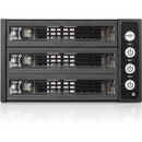 iStarUSA Two 5.25" to Three 3.5"/2.5" SAS SATA 6Gbps HDD SSD Hot-Swap Rack with Key Lock