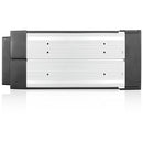 iStarUSA Two 5.25" to Three 3.5"/2.5" SAS SATA 6Gbps HDD SSD Hot-Swap Rack with Key Lock