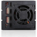 iStarUSA Three 5.25" to Four 3.5/2.5" SAS SATA 6Gbps HDD SSD Hot-Swap Rack with Key Lock