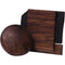 Artisan Obscura Soft Shutter Release & Hot Shoe Cover Set (Small Convex, Threaded, Walnut Wood)