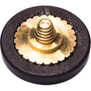 Artisan Obscura Soft Shutter Release Button (Small Convex, Threaded, Ebony Wood)