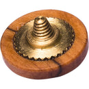 Artisan Obscura Soft Shutter Release Button (Large Concave, Threaded, Wild Olive Wood)
