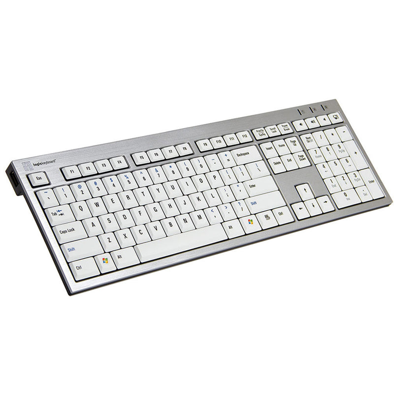 Logickeyboard Premium Slimline Keyboard for Windows (American English)