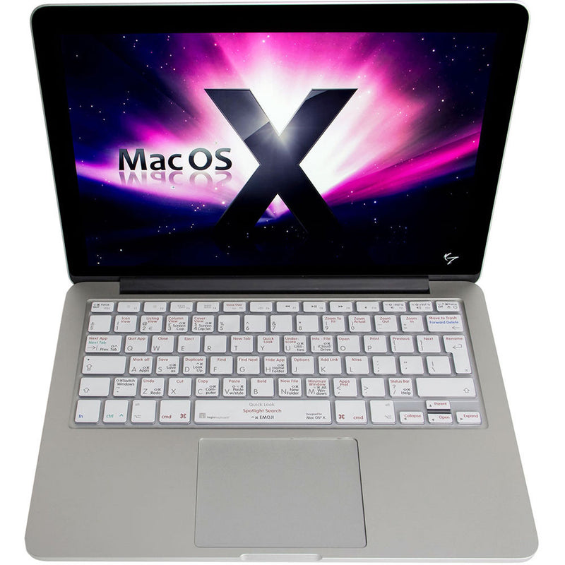 Logickeyboard Mac OS X Shortcut American English Keyboard Cover for Select MacBook Models