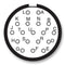 AMPHENOL SOCAPEX D38999/24FD18BN Circular Connector, MIL-DTL-38999 Series III, DS38999/24 Series, Jam Nut Receptacle, 18 Contacts
