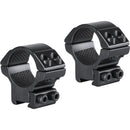 Hawke Sport Optics 2-Piece Match Mount for 9-11mm Rails (1", Aluminum, Low, Matte Black)