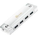 j5create 4-Port USB 3.1 Gen 1 Harmonica Hub (White)