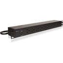 iStarUSA Vertical/Horizontal Style Power Distribution Unit with 10x NEMA 5-15R Outlets and 10' Cord