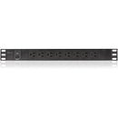 iStarUSA Vertical/Horizontal Style Power Distribution Unit with 8x NEMA 5-15R Front / 8x NEMA 5-15R Rear Outlets and 12' Cord