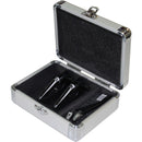 Odyssey Krom Pro2 Cartridge Case - For Two Turntable Cartridges (Silver)