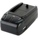 Watson Compact AC/DC Battery Charger Kit with Adapter Plate for EN-EL23