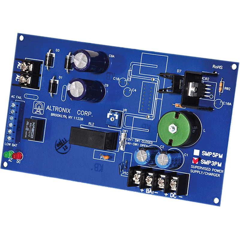 ALTRONIX Switching Supervised Power Supply Board (12/24VDC @ 2.5A)