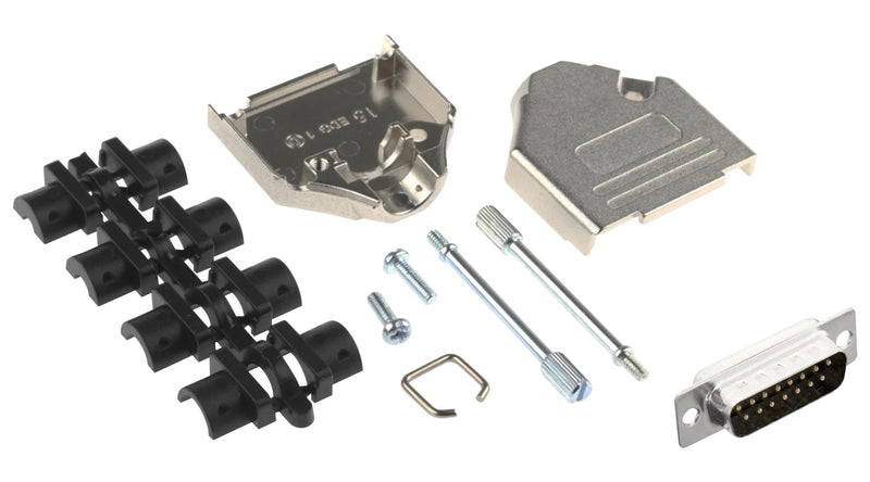 MULTICOMP PRO MP013640 D Sub Connector, Standard, Plug, 15 Contacts, DA, Solder Cup