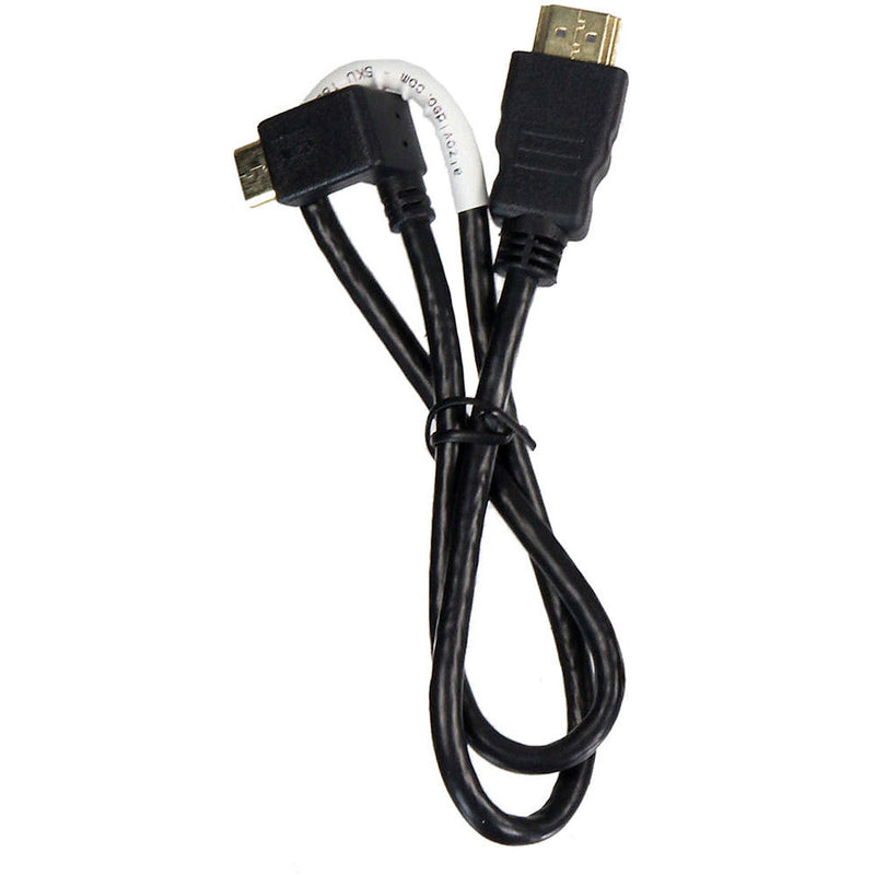 ALZO 21" Right-Angled Offset Mini-HDMI Cable for Select DSLR Cameras (Right-Orientation, White)