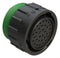 AMPHENOL SINE/TUCHEL AHDP06-24-33SN-WTA CIRCULAR CONNECTOR, PLUG, 24-33, CRIMP