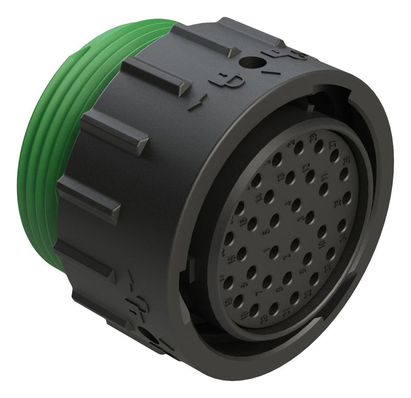 AMPHENOL SINE/TUCHEL AHDP06-24-33SN-WTA CIRCULAR CONNECTOR, PLUG, 24-33, CRIMP
