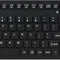 Adesso SlimTouch 270 Antimicrobial Waterproof Touchpad Keyboard (Black)